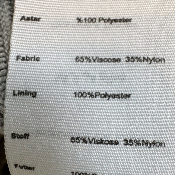 NWOT Textured Knitted Skirt in a grayish blue - Picture 6 of 12